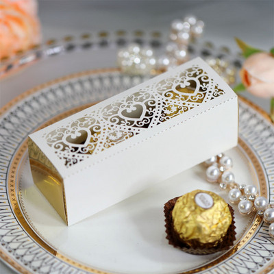 Kuum müük kullast hõbedast südamega küpsisekarp lastele sünnipäevaks mõeldud kommikarp Pulmadražeede karp ürituste peotarvete pakkimiseks