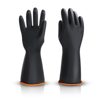35 см работни предпазни ръкавици гумени ръкавици тежки химически устойчиви маслоустойчиви латексови ръкавици за дома кухненски аксесоари
