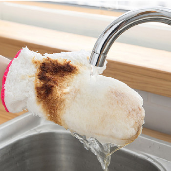Нови незалепващи маслени ръкавици за миене на съдове Кухненска четка за почистване Купа Водоустойчиви ръкавици Кухненски тежкотоварни нагреваеми домакински