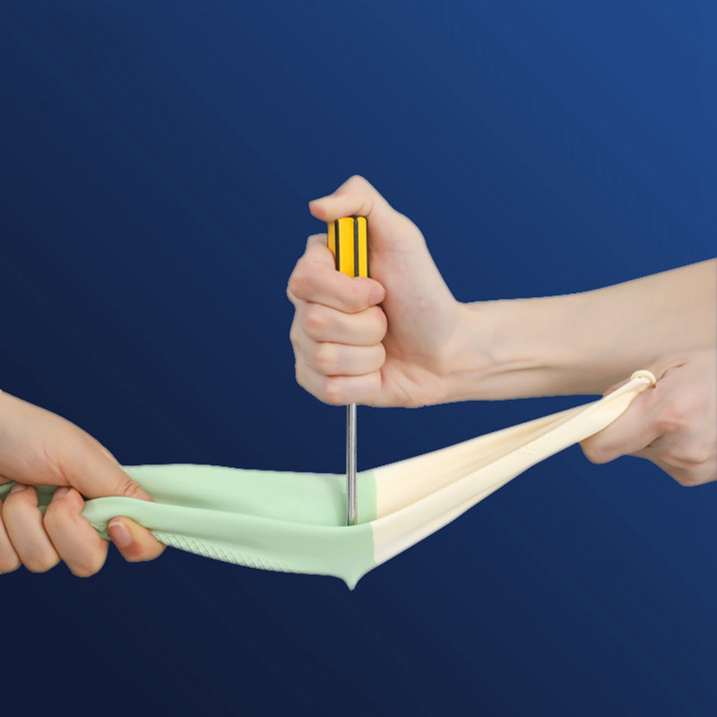 1 par kućanskih rukavica Debele rukavice za pranje posuđa od lateksa za višekratnu upotrebu Kuhinjska ribača Spužva za pranje posuđa Gumene rukavice Alat za čišćenje