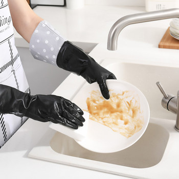 Γάντια λάτεξ Γάντια Πλυντηρίου πιάτων Κουζίνας Αδιάβροχα Γάντια Λατέξ Ανθεκτικά Γάντια Πλυντηρίου Λαστιχένια Οικιακό Καθαρισμός