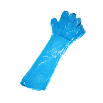 50 бр Ветеринарно осеменяване за еднократна употреба Дълги ръкавици за ректална ръка Прасета Крави Ръкавици за еднократна употреба guantes nitrilo guantes
