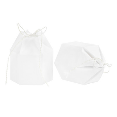 10 tk jõupaberist pappkarbid kuusnurkse kujuga kommikarbik, pulma-sõbrapäeva väike maiuspalade pakett, peotarbed