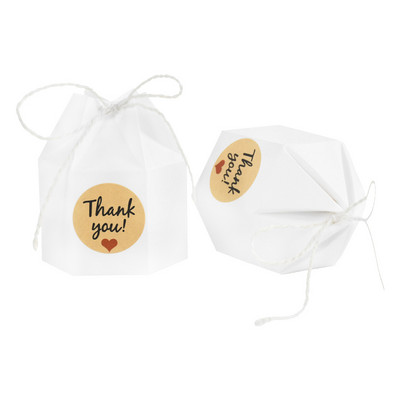 10 tk jõupaberist pappkarbid kuusnurkse kujuga kommikarbik, pulma-sõbrapäeva väike maiuspalade pakett, peotarbed