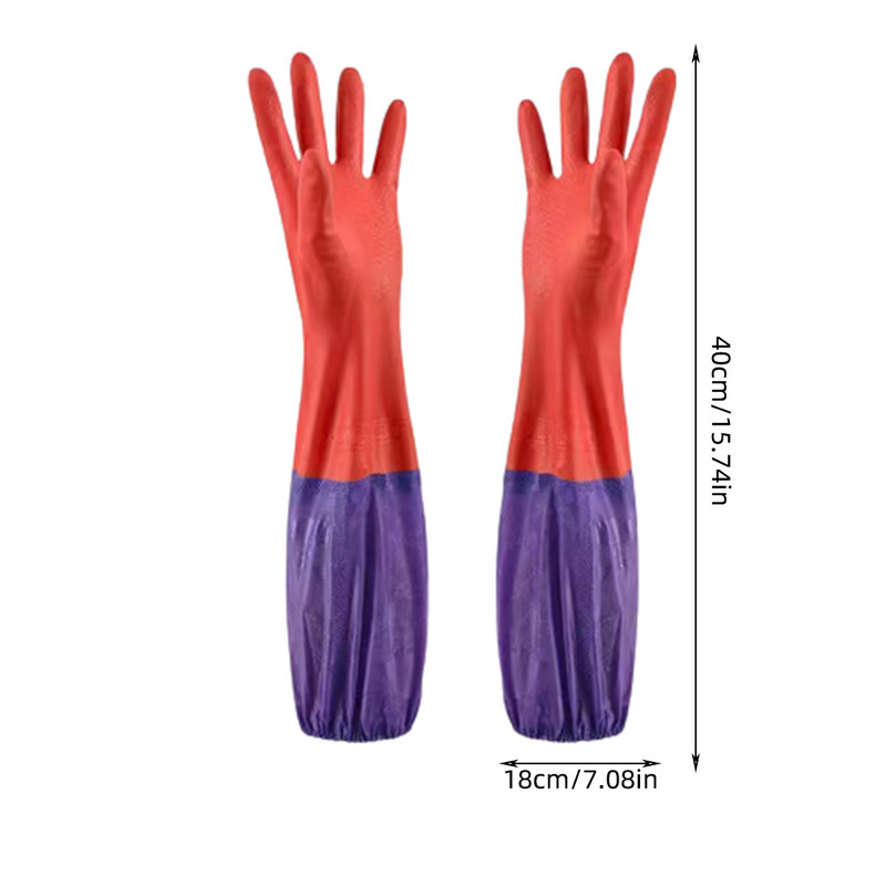 2tk Majapidamiskindad Nõudepesu Lateks Saastumisvastane Kinnas Puhastus Tööriistad Köök Pesu Naine Meeste Riided Majapidamistööd