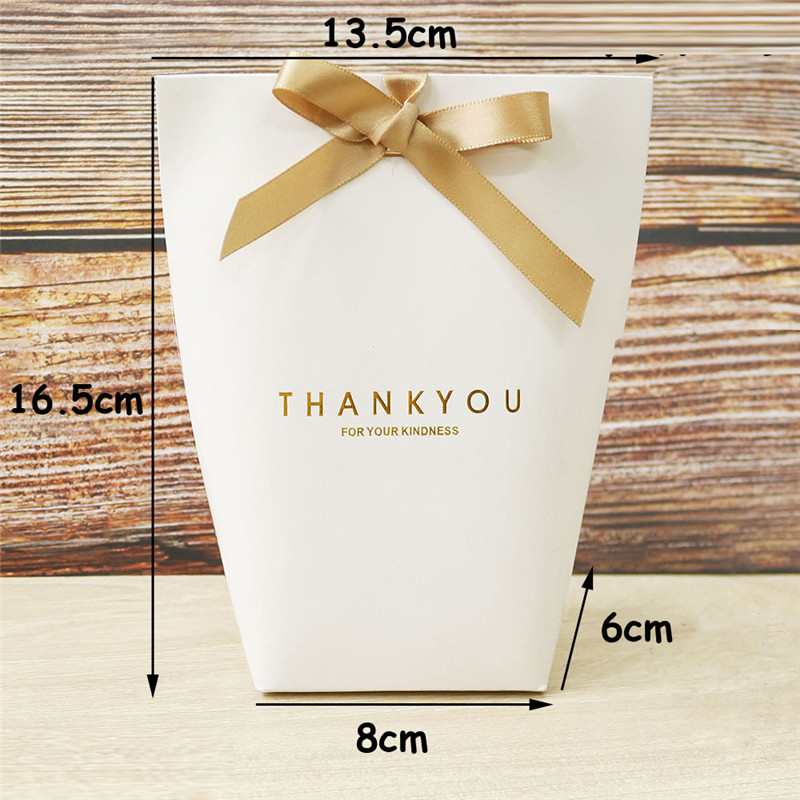 50tk/partii Must-valge pronksjas Prantsuse Merci paberist kommikott Aitäh kingituseks kommikarbi pakend Pulma sünnipäevapeokott