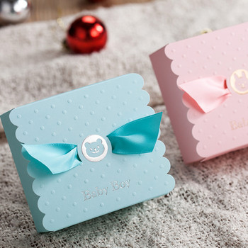 Baby Boy Girl Party Boxes Angel Μπομπονιέρες Baby Shower Baby Birthday Party Sweet Box Κουτί σοκολάτας