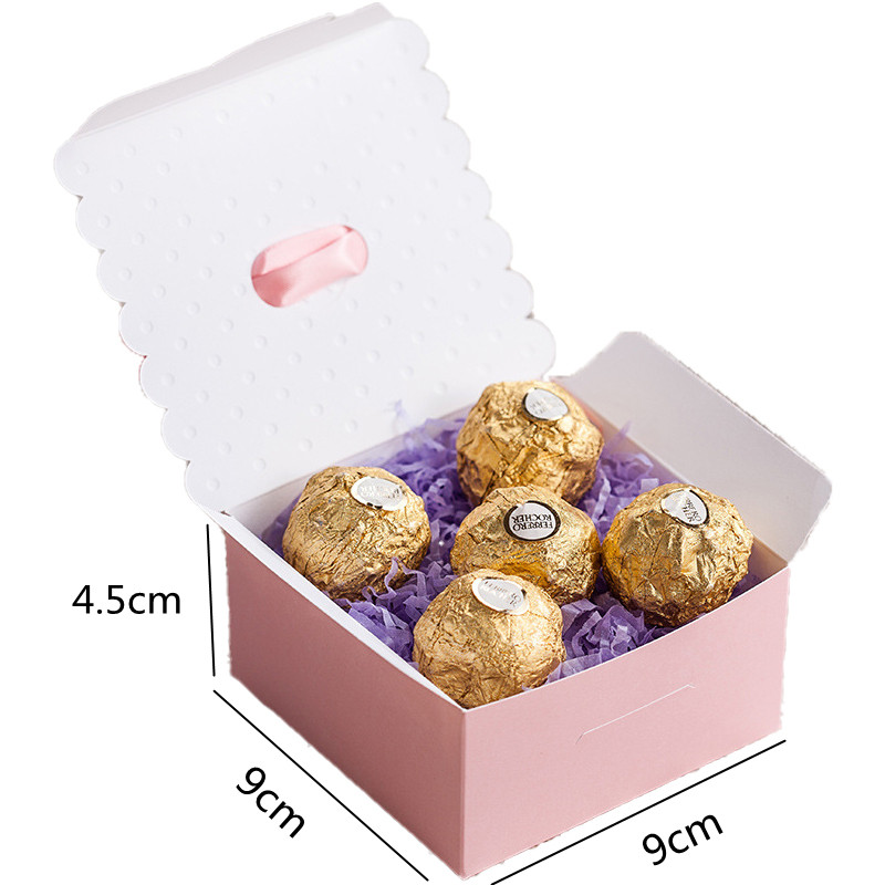 Beebipoiste tüdrukute peo ingli kommikarbid Baby Shower soosib Beebi sünnipäevapeo magusakarbi šokolaadikotikarp