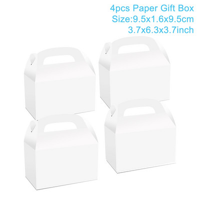 4 tk jõupaberist kommikarp jõulukinke pakendikarbid kommikotid pulmateenindus sünnipäevapeo kaunistus beebi dušš