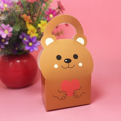 Armas multikas loomade kommikarp Beebi dušš teenetekarp Laste sünnipäevapeo kaunistused kinkekarbi kook suupiste küpsised paberist kommikott