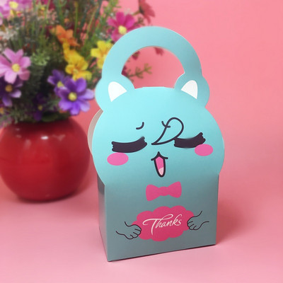 Armas multikas loomade kommikarp Beebi dušš teenetekarp Laste sünnipäevapeo kaunistused kinkekarbi kook suupiste küpsised paberist kommikott