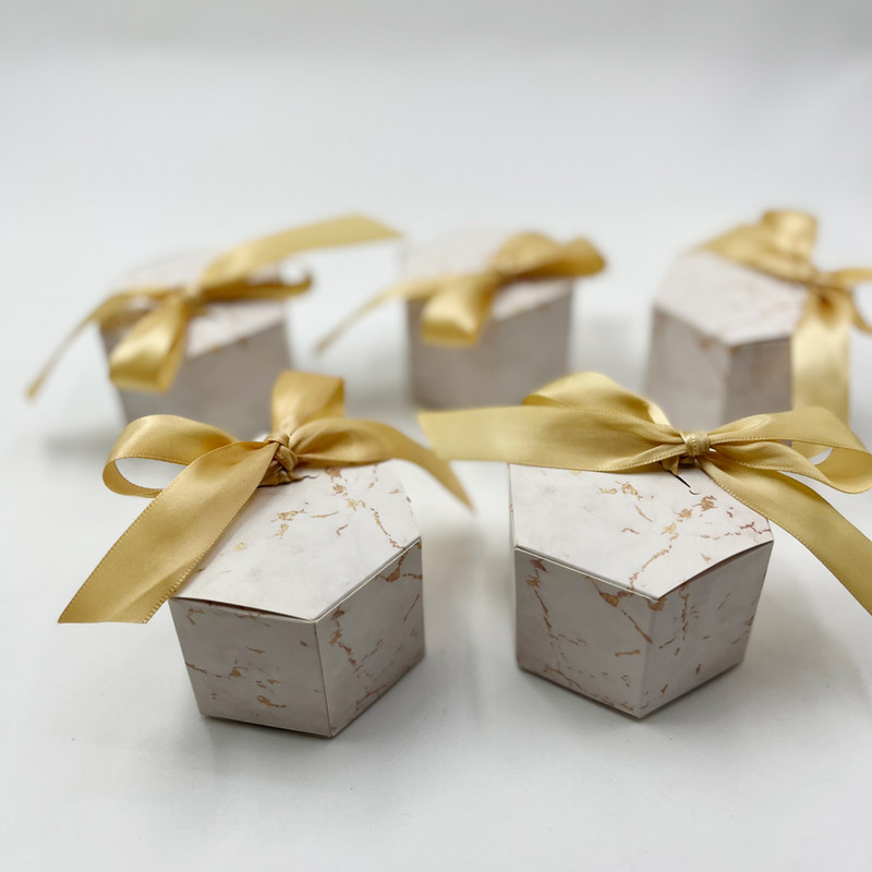 Kutija za slatkiše u stilu mramora Vjenčanje Baby Shower Rođendan Božić Valentinovo Party Poklon kutija Prihvatite privatnu prilagodbu