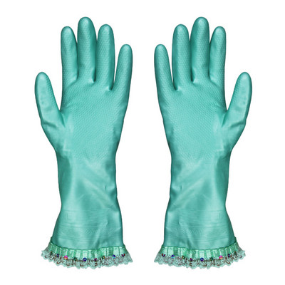 Pits Paks soe köögitööriist Veekindel nõudepesu Lateks Happe- ja leeliskindlad Vastupidavad majapidamises kasutatavad nõudepesu kummikindad