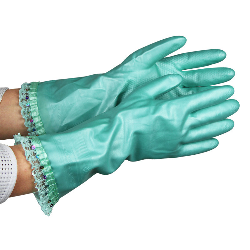 Pits Paks soe köögitööriist Veekindel nõudepesu Lateks Happe- ja leeliskindlad Vastupidavad majapidamises kasutatavad nõudepesu kummikindad