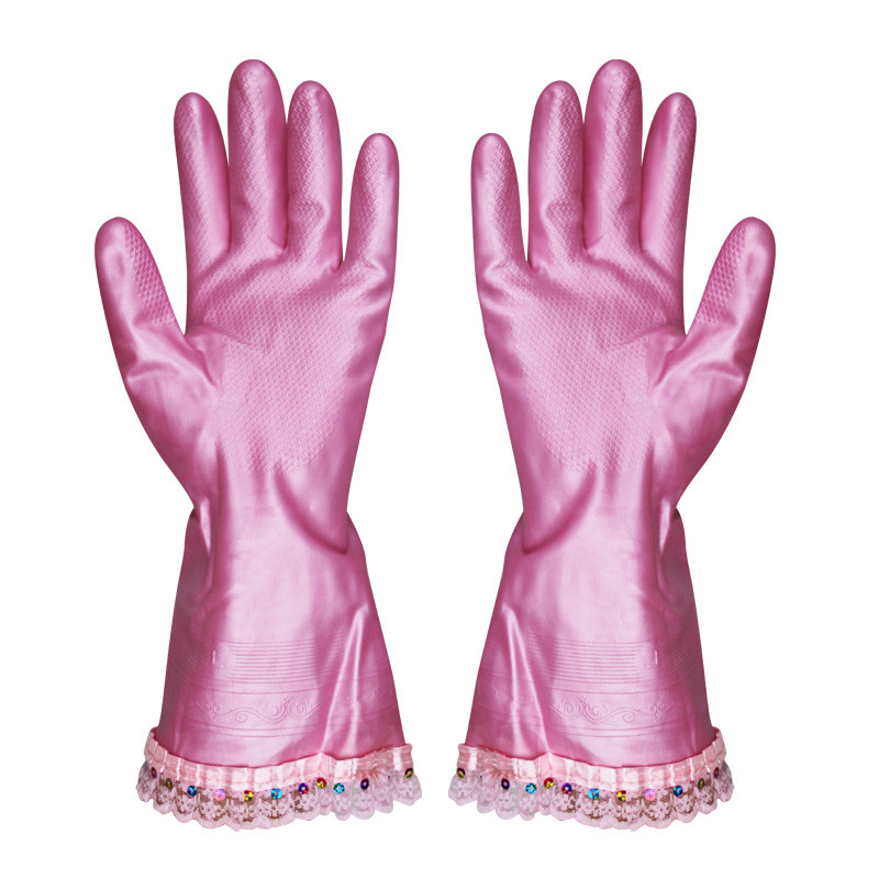 Pits Paks soe köögitööriist Veekindel nõudepesu Lateks Happe- ja leeliskindlad Vastupidavad majapidamises kasutatavad nõudepesu kummikindad