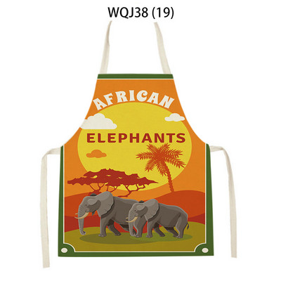 Põhjamaade Aafrika Aafrika Cucina Cartuny naised Cucina cucina cucina manica corta Aprile Accessori per la pulizia domestica delantal