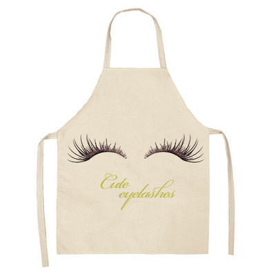 1 tk Ripsmeprindiga puhastuskunst Põlled Varrukateta Kodus Toiduvalmistamine Köök Põll Kokakandmine Puuvillane Linane Täiskasvanute pudipõlled 53*65cm WQL0134