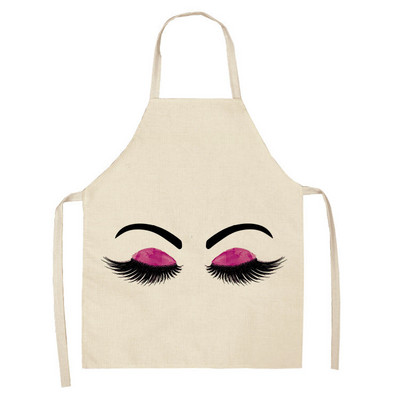 1 tk Ripsmeprindiga puhastuskunst Põlled Varrukateta Kodus Toiduvalmistamine Köök Põll Kokakandmine Puuvillane Linane Täiskasvanute pudipõlled 53*65cm WQL0134