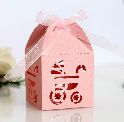 50 tk beebiauto kommikarp kinkepakend Kotid lindiga karbid Baby Shower sünnipäeva ristimispeo kaunistused külalistele