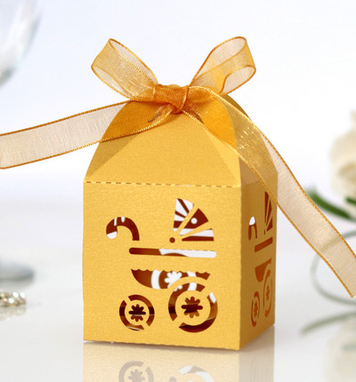 50 tk beebiauto kommikarp kinkepakend Kotid lindiga karbid Baby Shower sünnipäeva ristimispeo kaunistused külalistele