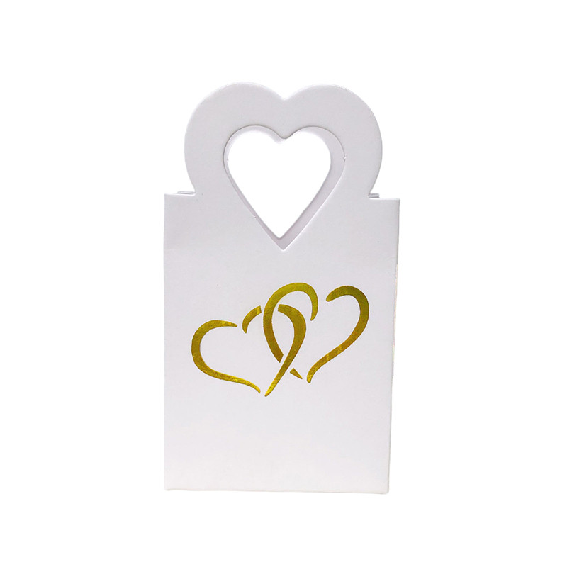 50 tk Euroopa kommikarp Šokolaad Armastus Südames Kinkekarbid Pakend Käekotid Baby Shower Pulma sünnipäevapeo kaunistus