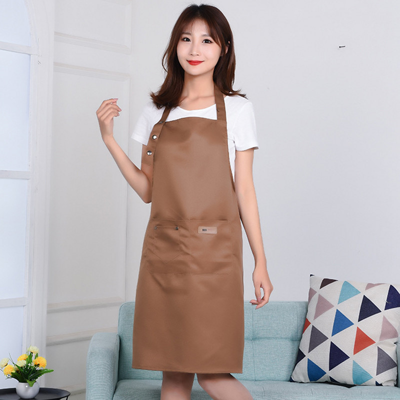 Naujos mados drobės Virtuvės prijuostės moterims Vyrams Virėjos darbo prijuostė ant grotelių Restoranas Baras Parduotuvė Kavinės Grožio Nagai Studijos Uniforma