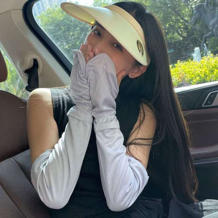 Ledinės šilko rankovės pirštinės, apsaugančios nuo saulės, rankovės, apsaugančios nuo UV spindulių, vasaros vėsios ledinės šilko rankovės, moteriškos, vyriškos, rankinės rankovės