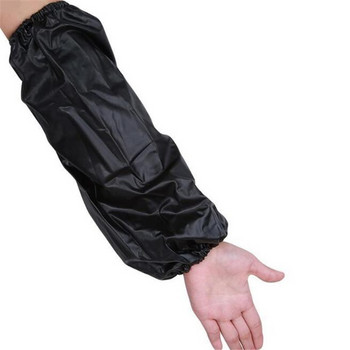 1 чифт дебел черен горен ръкав Водоустойчив маслоустойчив Аксесоари за почистване на домашна кухня Водоустойчиви ръкави Ръкави за възрастни