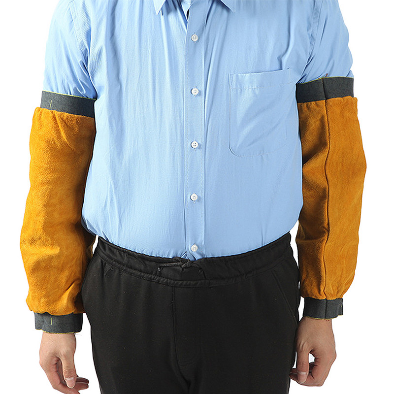 Odos suvirinimo darbo rankovės suvirinimo rankos apsauga Nelipnus įdėklas karščiui atsparus liepsnai rankos apsauga movas Atsparus karščiui