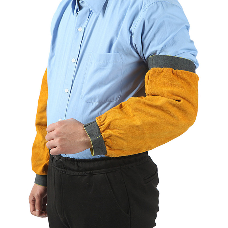 Odos suvirinimo darbo rankovės suvirinimo rankos apsauga Nelipnus įdėklas karščiui atsparus liepsnai rankos apsauga movas Atsparus karščiui