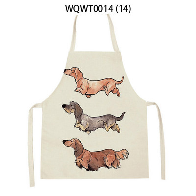 WQWT0014 Kuhinjske pregače za žene Lanene pregače Pregača za čišćenje kućanstva Vodootporna pregača kuhara za kuhanje za djecu