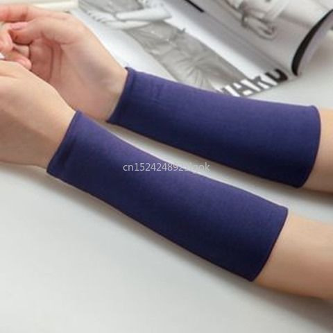 Vasarinės vyriškos ir moteriškos apyrankės, padengiančios tatuiruotes randus Madingos rankovės, sportinės, prakaitą nuvalančios grynos medvilnės plonos riešų rankovės