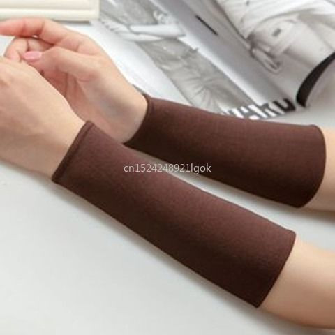 Vasarinės vyriškos ir moteriškos apyrankės, padengiančios tatuiruotes randus Madingos rankovės, sportinės, prakaitą nuvalančios grynos medvilnės plonos riešų rankovės