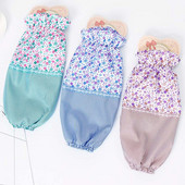 Juhusliku värvi triibulised lillelised varrukad Köögitarbed majapidamistöödeks Käte varrukas 1 paar saastumisvastast õlikindel polüester