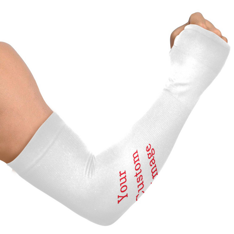 Προσαρμοσμένα ανδρικά γυναικεία μανίκια ψύξης με τρύπα αντίχειρα Αναπνεύσιμη καλοκαιρινή αντηλιακή προστασία από υπεριώδη ακτινοβολία για ποδηλασία τρέξιμο ψάρεμα οδήγηση