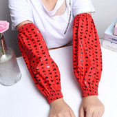 Veekindlad ja õlikindlad PU-nahast varrukad trükitud varrukatega Koduköök Pikad varrukad Lihtsad ja mugavad varrukad LC497