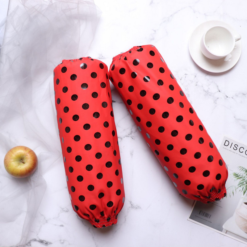 Veekindlad ja õlikindlad PU-nahast varrukad trükitud varrukatega Koduköök Pikad varrukad Lihtsad ja mugavad varrukad LC497