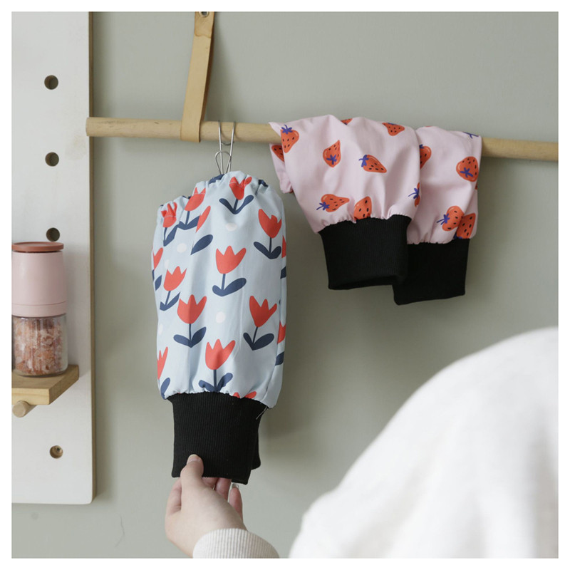 Armsad trükitud käevarrukad kate Vastupidav veekindel käekaitse aiatööde puhastamiseks maalimiseks lugemiseks koerte hooldamiseks