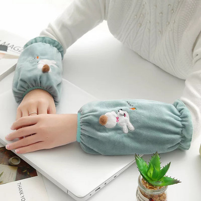 Μανίκι κινουμένων σχεδίων Κορεάτικο βελούδινο μανίκι κατά του λεκέδων Φθινοπωρινό και χειμώνα Φοιτητικό μακρυμάνικο εργοστασιακό μανίκι Χονδρική