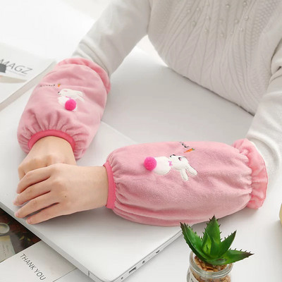 Μανίκι κινουμένων σχεδίων Κορεάτικο βελούδινο μανίκι κατά του λεκέδων Φθινοπωρινό και χειμώνα Φοιτητικό μακρυμάνικο εργοστασιακό μανίκι Χονδρική