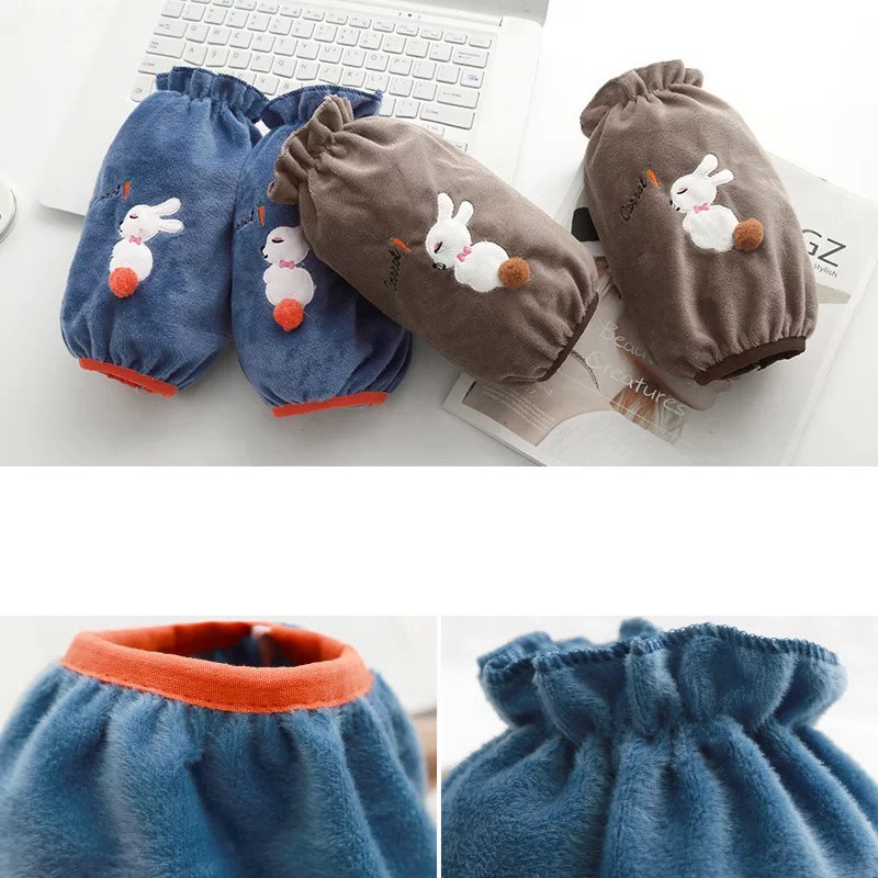 Μανίκι κινουμένων σχεδίων Κορεάτικο βελούδινο μανίκι κατά του λεκέδων Φθινοπωρινό και χειμώνα Φοιτητικό μακρυμάνικο εργοστασιακό μανίκι Χονδρική