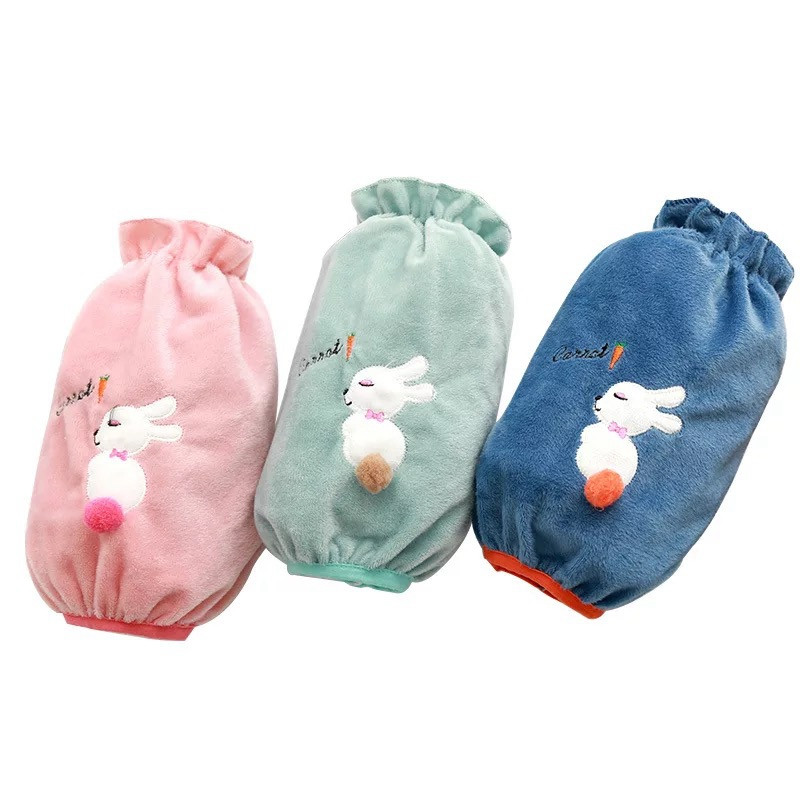 Μανίκι κινουμένων σχεδίων Κορεάτικο βελούδινο μανίκι κατά του λεκέδων Φθινοπωρινό και χειμώνα Φοιτητικό μακρυμάνικο εργοστασιακό μανίκι Χονδρική