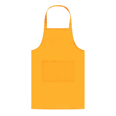 Prilagođena pregača Unisex radna kuhinjska konobarska pregača za kuhanje i pečenje restoranske pregače s džepovima s printom logotipa čiste boje radna pregača