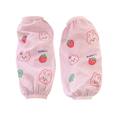 1 paar kasulikku kangast varrukad peen mustriga rasvakindlad köök eriti pikad varrukad Dekoratsioon lai rakendus