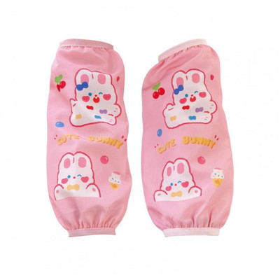 1 paar kasulikku kangast varrukad peen mustriga rasvakindlad köök eriti pikad varrukad Dekoratsioon lai rakendus