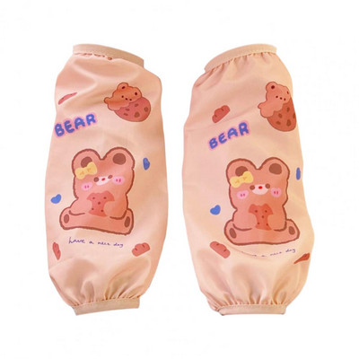 1 paar kasulikku kangast varrukad peen mustriga rasvakindlad köök eriti pikad varrukad Dekoratsioon lai rakendus