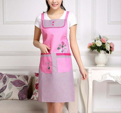 Mood, naiste lilleline kikisõlme toiduvalmistamisköök restorani rinnatükiga põll taskuga, õlikindel veekindel peakokk köök toiduvalmistamispõll