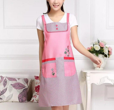 Mood, naiste lilleline kikisõlme toiduvalmistamisköök restorani rinnatükiga põll taskuga, õlikindel veekindel peakokk köök toiduvalmistamispõll