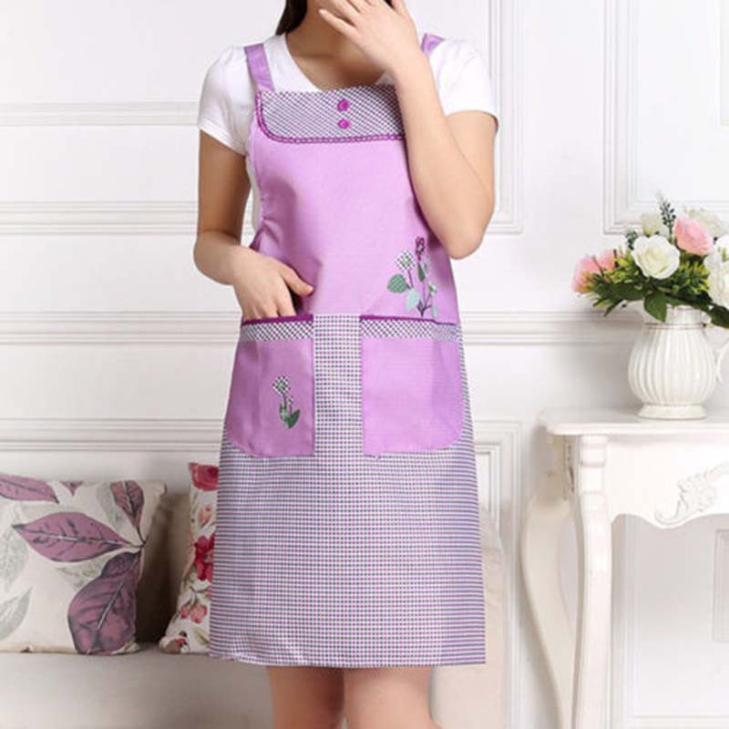 Mood, naiste lilleline kikisõlme toiduvalmistamisköök restorani rinnatükiga põll taskuga, õlikindel veekindel peakokk köök toiduvalmistamispõll