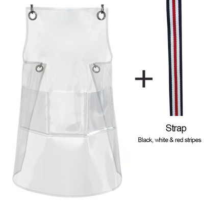 Moodne läbipaistev tööpõll veekindel taskuga Trendikas juuksuri juukseküünestilist Köögitarvikud naistele Meeste vormiriietus